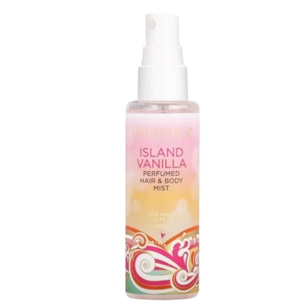 2 fl oz Pacific Island Vanilla Perfumed Hair & Body Mist Travel Size